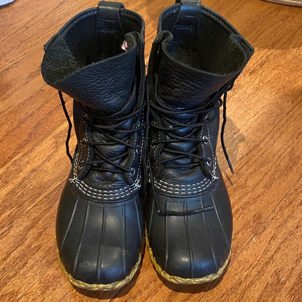 LL Bean Duck Boots, Size 7